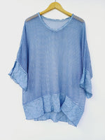 BLUSA TEJIDA OVERSIZE 1886