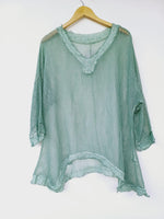 BLUSA TEJIDA OVERSIZE 1889