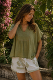Blusa manga corta M 8580