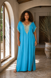 Vestido largo túnica marroquí