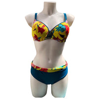 BIKINI  C22187 AMARILLO/TURQUEZA