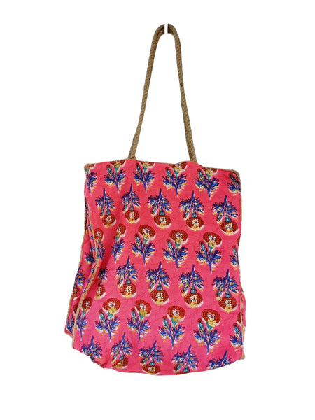 Bolso Playero Rosado B62024