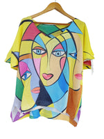 BLUSA TEJIDA ROSTROS PICASSO  976