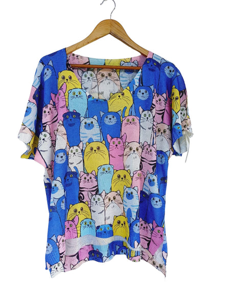 BLUSA TEJIDA GATOS 976