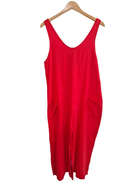 Enterizo Largo Rojo  100991