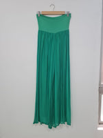 Pantalón Seda verde  5223