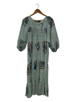 Vestido largo floreado 350