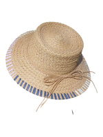 Sombrero beige tejido MX181