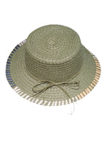 Sombrero beige tejido MX181