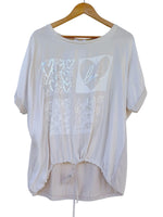 Blusa estampada love corazones 10361