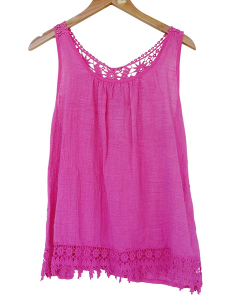 Blusa  tirante delgado croché  82480