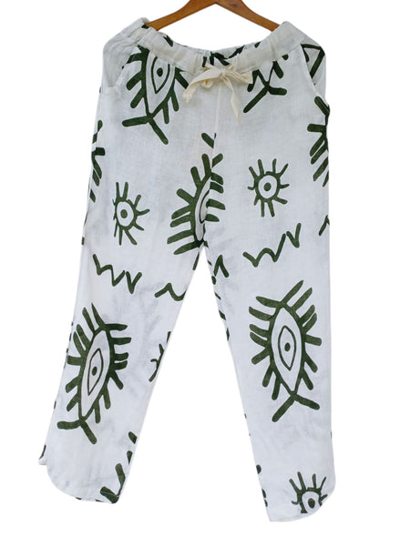 Pantalón lino 9981