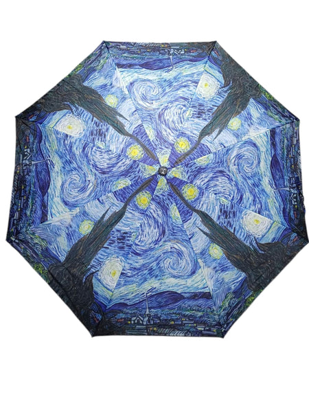 Sombrilla pintura Noche Estrellada Van Gohg