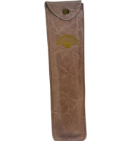 Estuche  abanico cuero 700350-1
