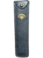 Estuche  abanico cuero 700350-1
