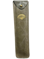 Estuche  abanico cuero 700350-1