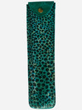 Estuche  abanico cuero  33018-1
