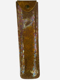 Estuche  abanico cuero  33018-1