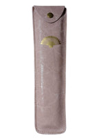 Estuche  abanico cuero 700350-1