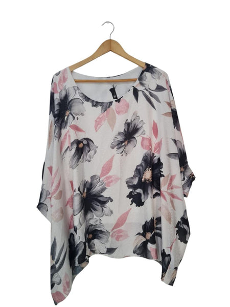 Blusa manga corta seda 5425