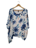 Blusa manga corta seda 5425