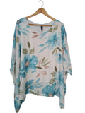 Blusa manga corta seda 5425