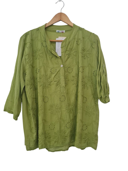 Blusa manga tres cuartas 23003