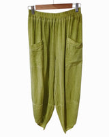 Pantalón lino bolsas grande 88419