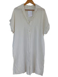 Vestido largo lino 102205