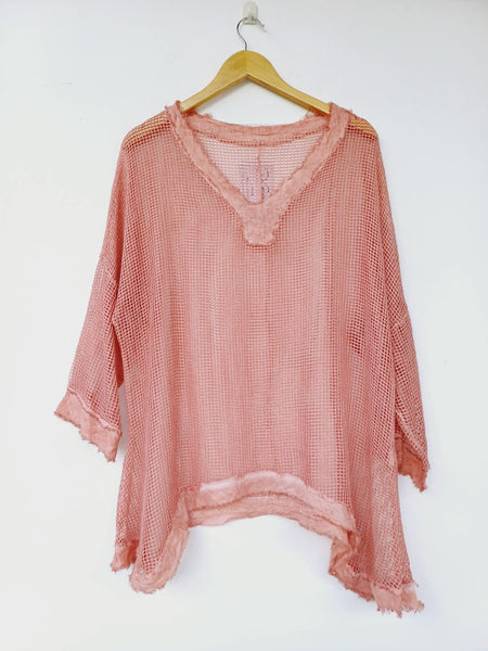 BLUSA TEJIDA OVERSIZE 1889