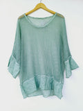 BLUSA TEJIDA OVERSIZE 1886