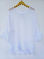 BLUSA TEJIDA OVERSIZE 1886