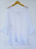 BLUSA TEJIDA OVERSIZE 1886